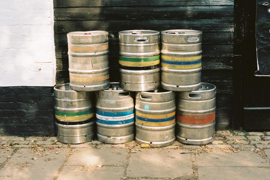 Group of barrels